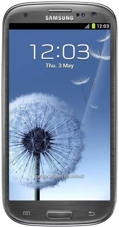 Смартфон Samsung Galaxy S3 GT-I9300 16Gb Titanium grey - Магадан